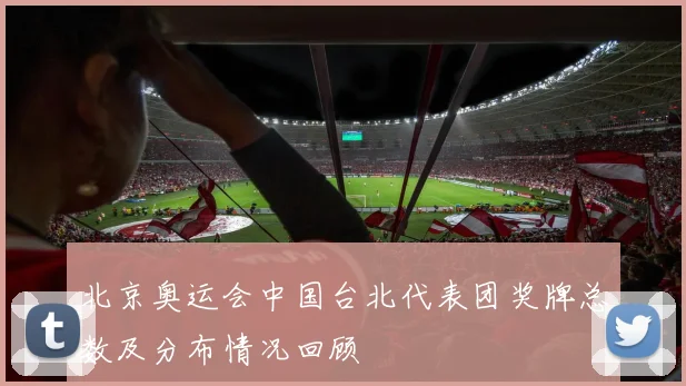 北京奥运会中国台北代表团奖牌总数及分布情况回顾